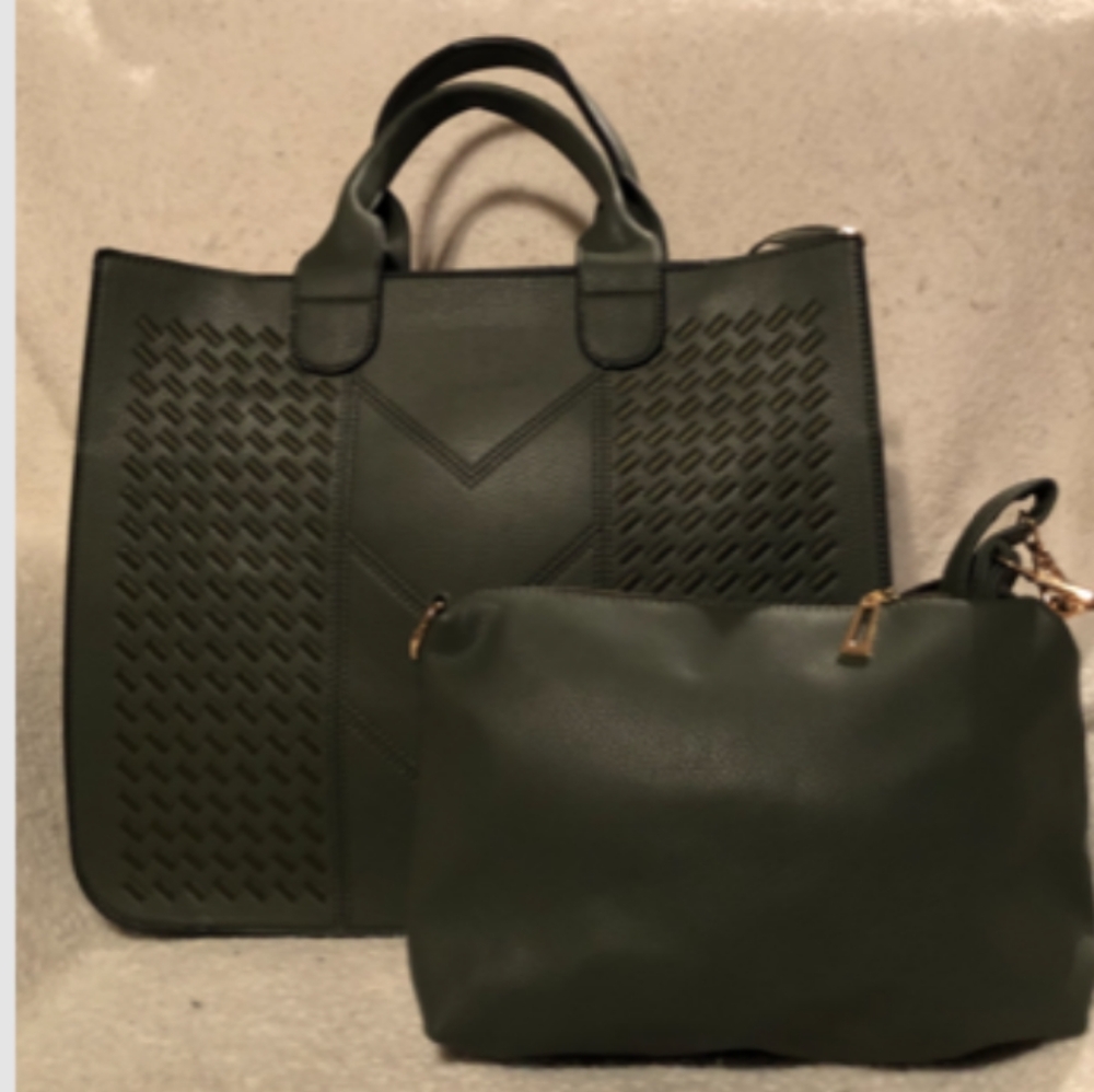 Unbranded Blue Faux Leather  Bag